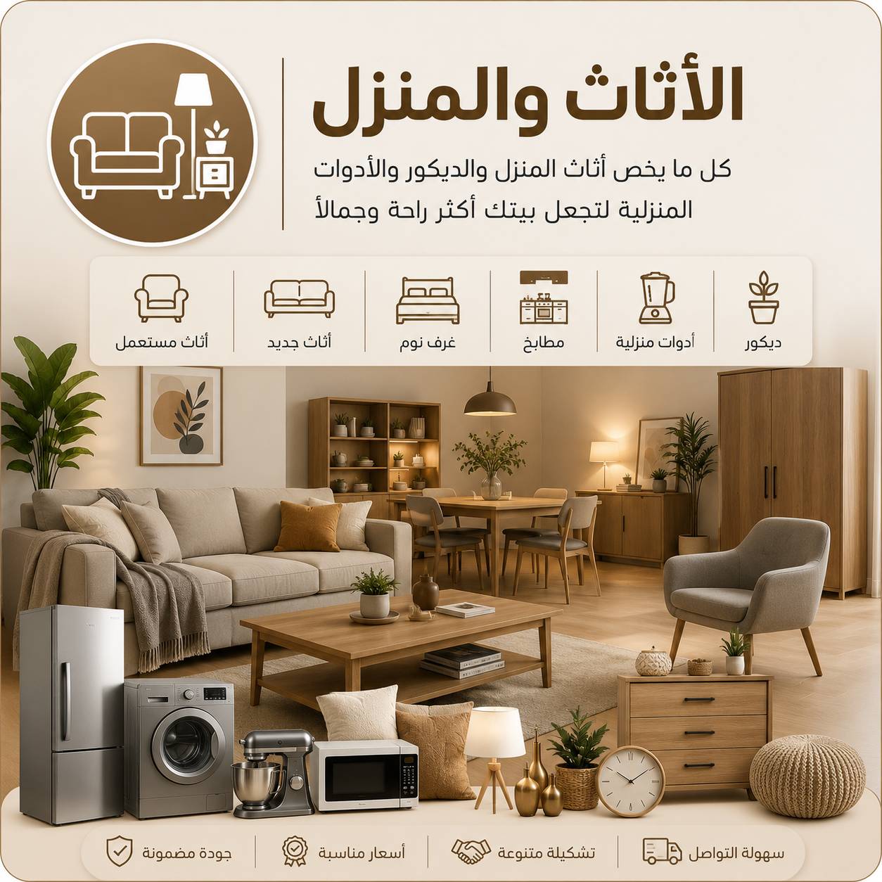 الأثاث والمنزل